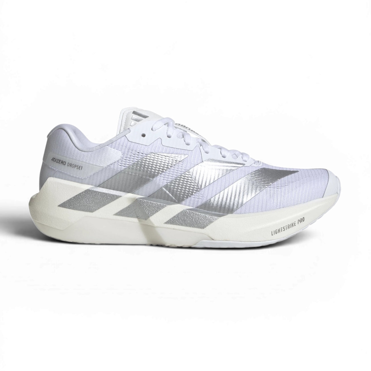 Women's adidas Adizero Dropset Pro Gym Shoe | White / Silver – Box