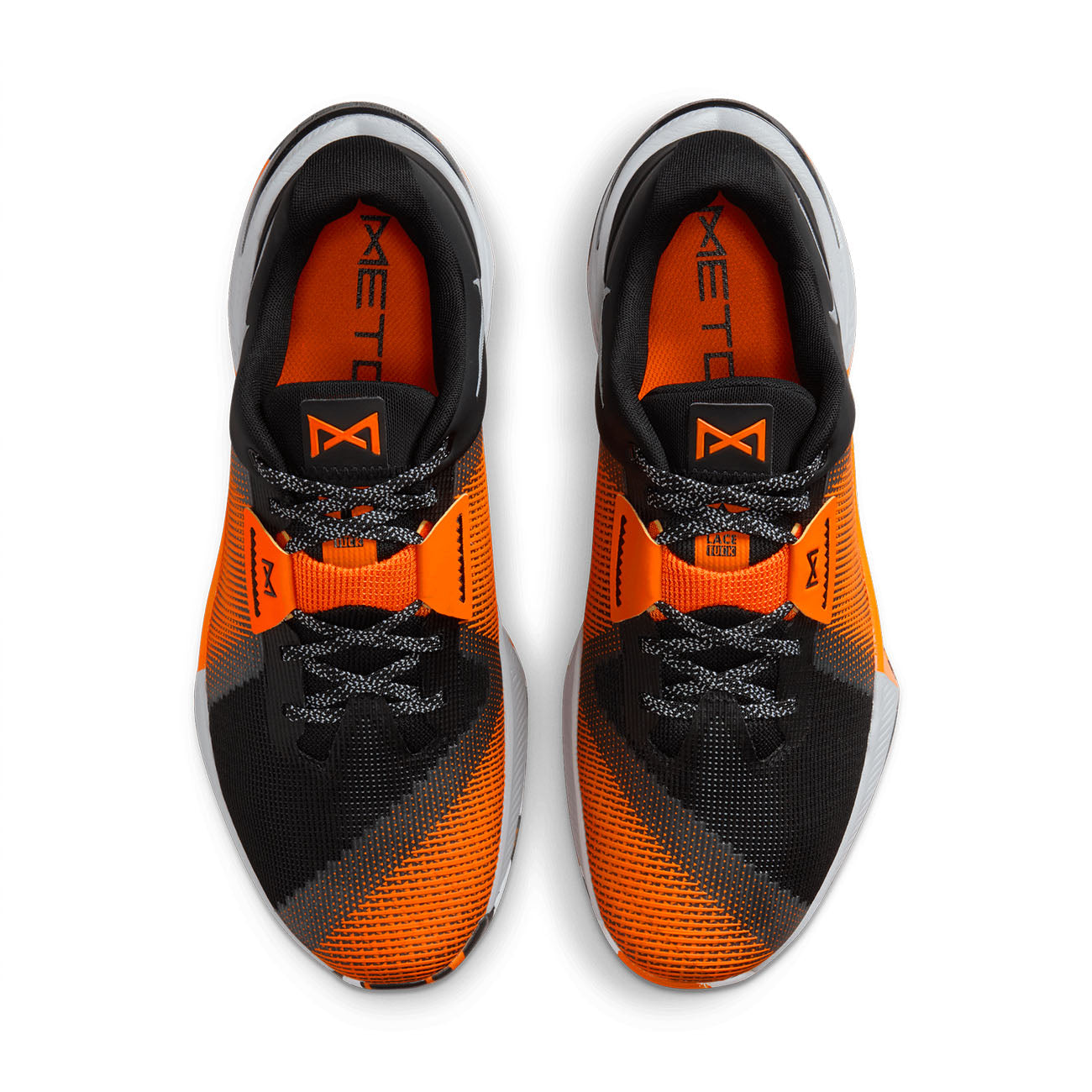 nike metcon orange black