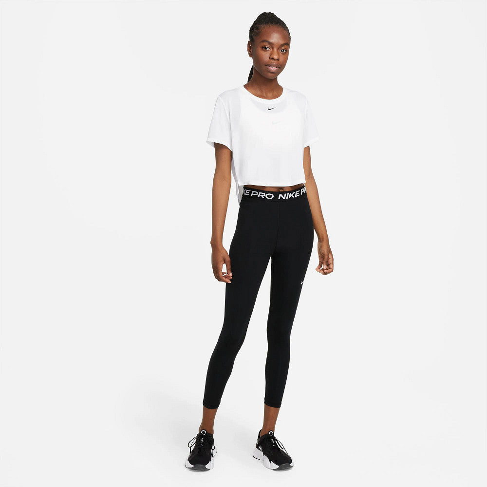 Nike Pro 365 Hi-Rise 7/8 Dri-Fit Leggings Women's Size Medium Black FREE  SHIP