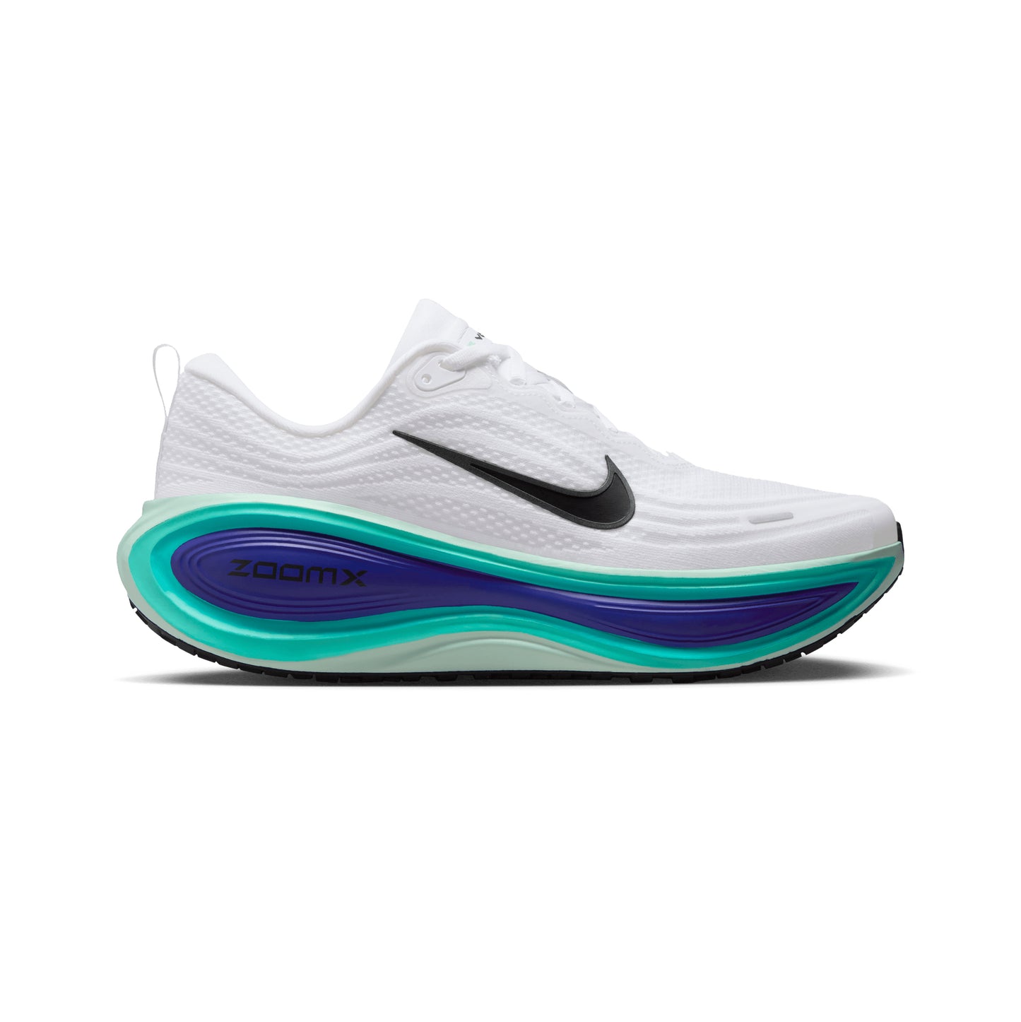 Men's Nike Vomero Plus running show in white and turquoise