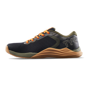 TYR CXT-1 Training shoe in black camo gum sole colors