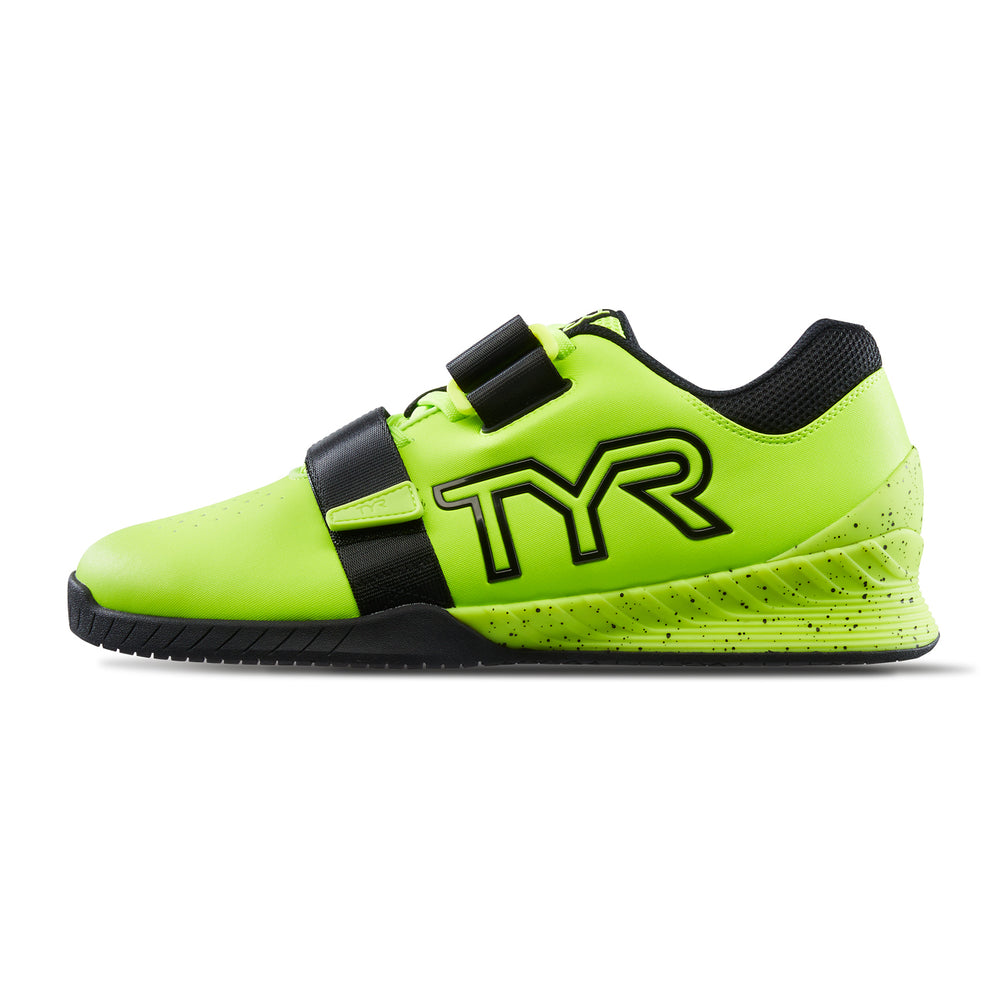 TYR L-1 Lifter in the Games color way neon yellow