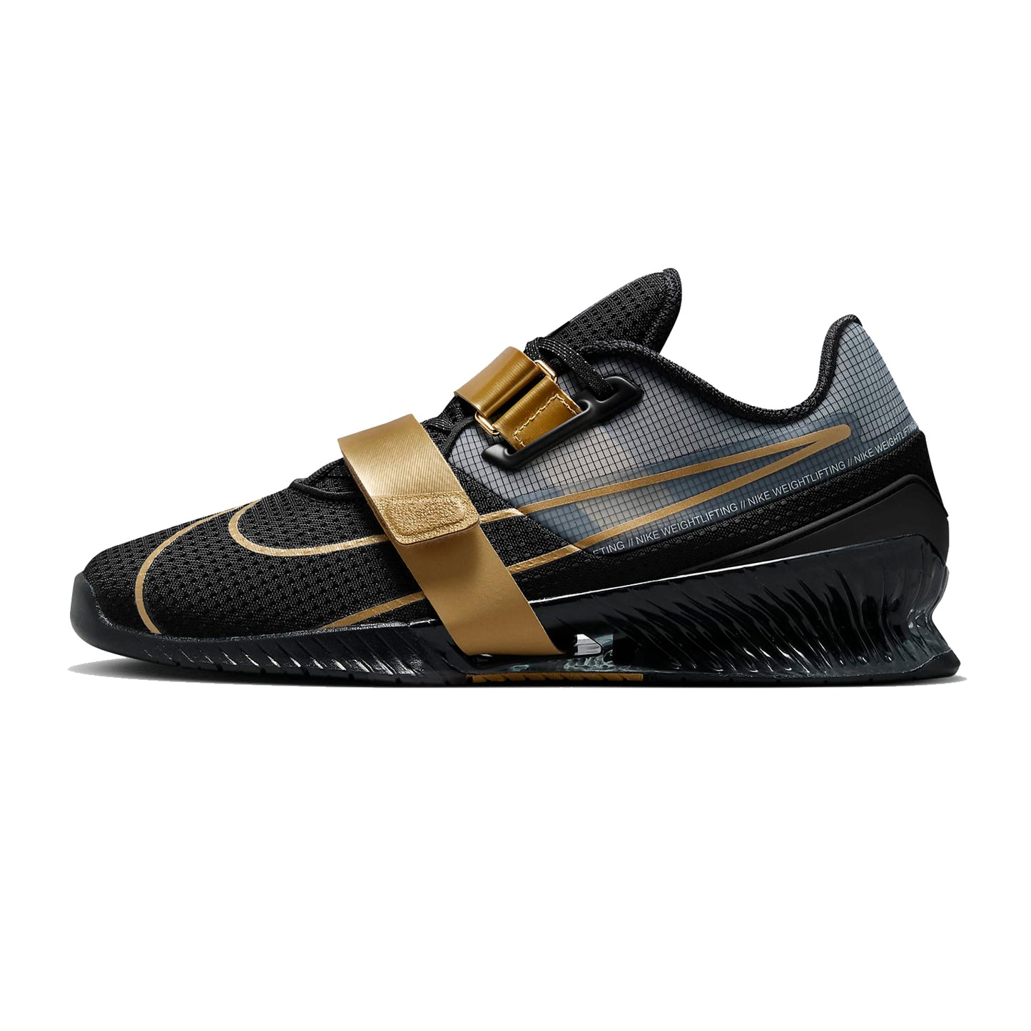 Nike Romaleos 4 weightlifting shoe in Black / Gold