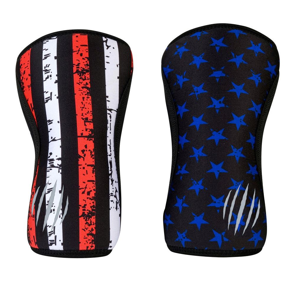 
                  
                    Bear Komplex knee sleeves for lifting weights in USA design
                  
                