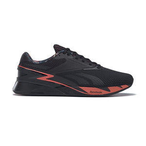 
            
                Load image into Gallery viewer, men&amp;#39;s reebok nano x3 blacktop training shoe in black and red
            
        