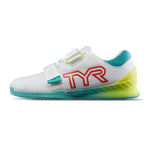 TYR L1 Lifting shoe in white turquoise colors
