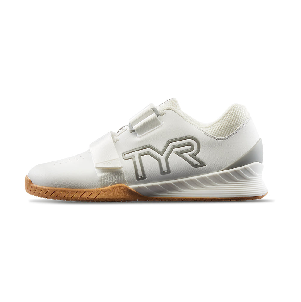 TYR L1 Lifting shoe in white gum sole colors