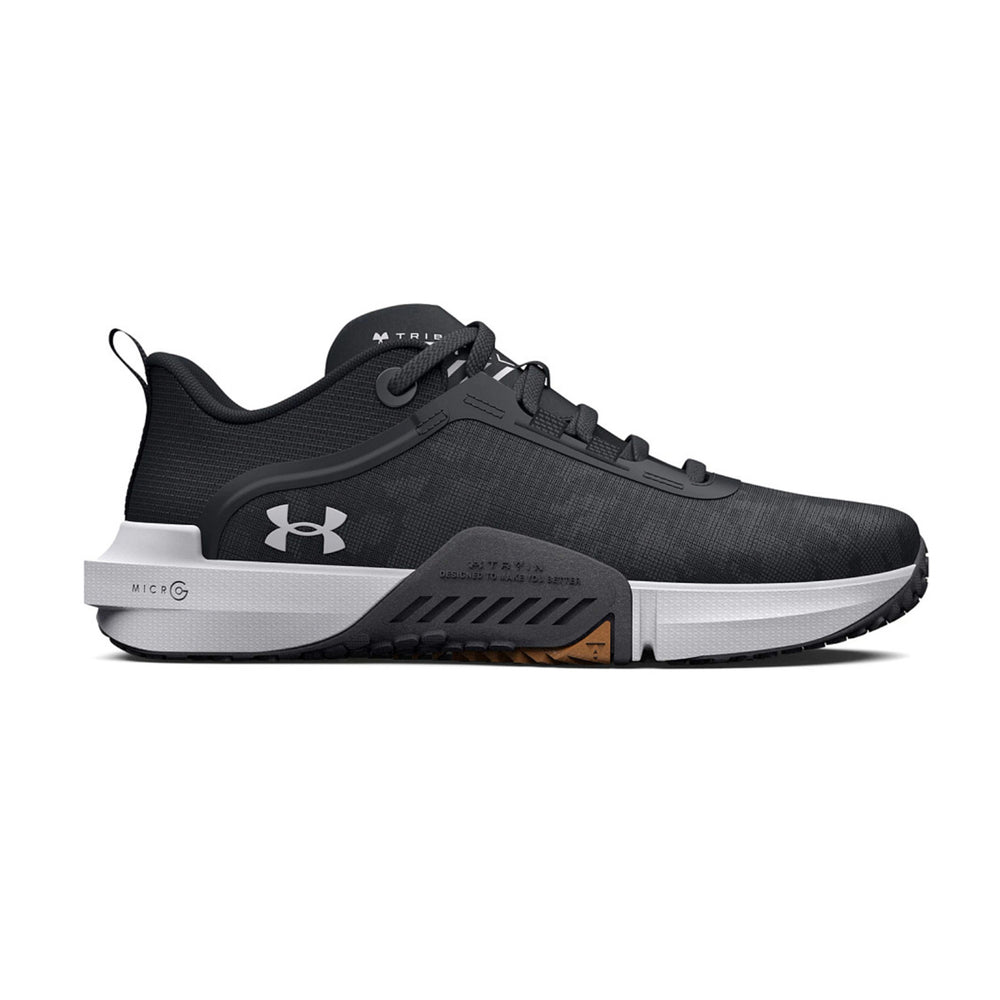 
            
                Load image into Gallery viewer, Men&amp;#39;s Under Armour TriBase Reign Vital training shoe in black grey
            
        