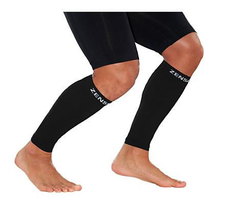 Zensah Full Leg Compression Sleeve in Black